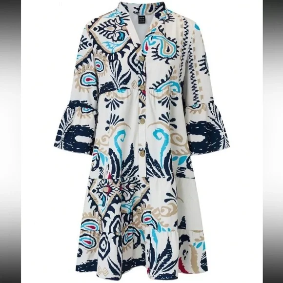 Women Casual Loose Floral Holiday Dress - Picture 2 of 6